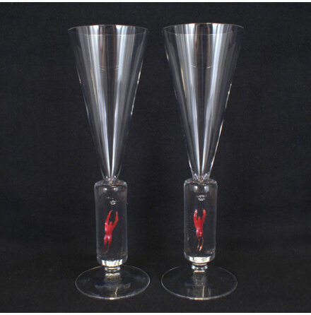 Millenium Champagneglas 