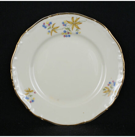 blommor gula Assiett 