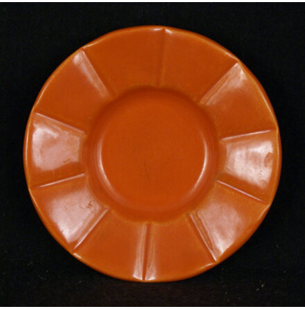 servisdelar Litet fat orange glasyr