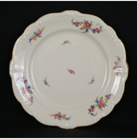 Pompadour - blommor sm� Assiett 